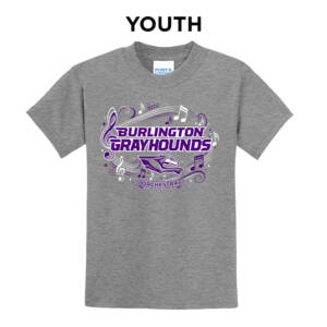 Burlington Music Youth Short Sleeve T Shirt – Athletic Heather