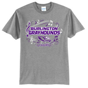 Burlington Music Unisex Short Sleeve T Shirt – Athletic Heather