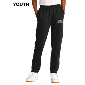 Burlington Music Youth Fleece Jogger-Black