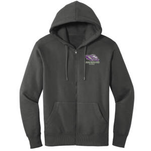 Burlington Music District Perfect Weight Fleece Full-Zip Hoodie Men-Charcoal