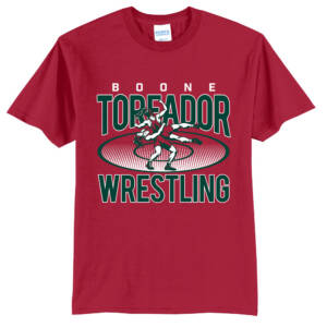 Boone Girls Wrestling Unisex Short Sleeve T Shirt – Red