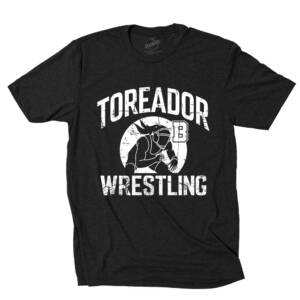 Boone Girls Wrestling Rah Rah Unisex clothing District Perfect Tri blend Crew Tee – Black