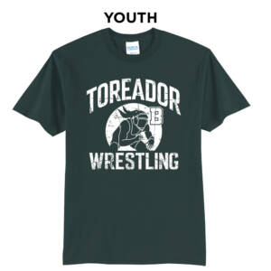Boone Girls Wrestling Youth Short Sleeve T Shirt – Dark Green