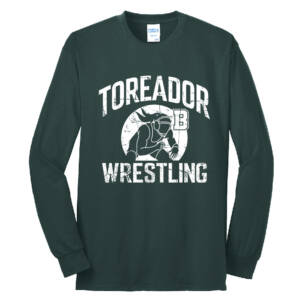 Boone Girls Wrestling Unisex Long Sleeve Core Blend T Shirt – Dark Green