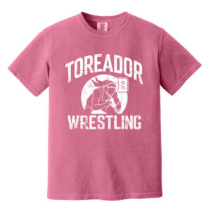 Boone Girls Wrestling Comfort Colors Unisex Pigment Dyed Short Sleeve Shirt – Crunchberry