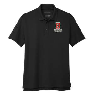 Boone Girls Wrestling Port Authority Men C FREE Cotton Blend Pique Polo – Black