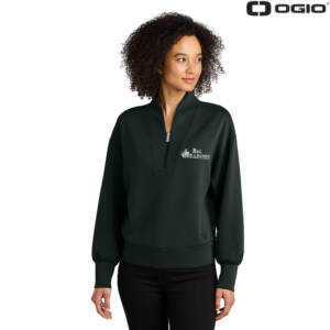 Big Meadows OGIO Women’s Transcend 1/4 Zip – Blacktop