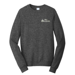 Big Meadows Unisex Fan Favorite Fleece Crewneck Sweatshirt-Dark Heather Grey