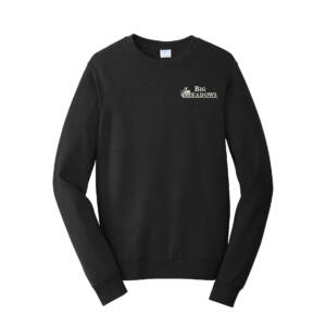 Big Meadows Unisex Fan Favorite Fleece Crewneck Sweatshirt-Black