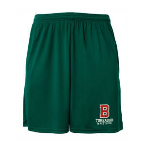 Boone Wrestling A4 Cooling Shorts with Pockets Men-Forest