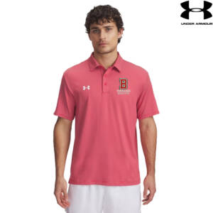 Boone Wrestling Under Armour DRIVE Team Stripe Premium Polo – Red