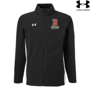 Boone Wrestling Under Armour UA Rival Stretch Woven Men’s Full Zip -Black