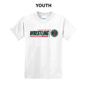 Boone Wrestling Youth Short Sleeve Tee – White