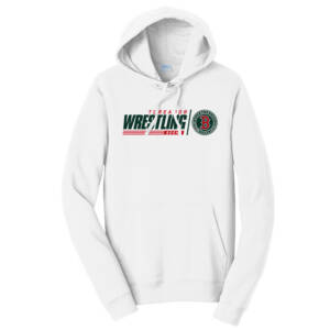 Boone Wrestling Unisex Fan Favorite Fleece Pullover Hooded Sweatshirt-White