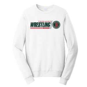Boone Wrestling Unisex Fan Favorite Crew Sweatshirt-White