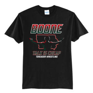 Boone Wrestling Unisex Short Sleeve T Shirt – JetBlack