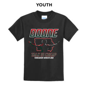 Boone Wrestling Youth Short Sleeve Tee – JetBlack