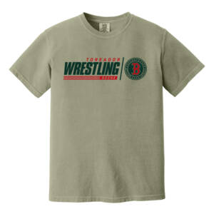 Boone Wrestling Comfort Colors Heavyweight Ring Spun Tee Unisex-Sandstone