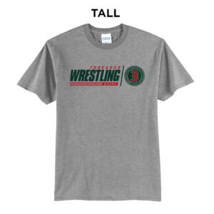 Boone Wrestling Tall Core Blend short Sleeve T Shirts – Athletic Heather