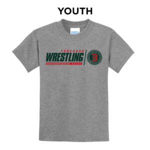 Boone Wrestling Youth Short Sleeve Tee -Athletic heather