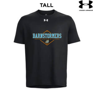 Barnstormers BB Under Armour short sleeve Men’s Team Tech Tee  Tall – Black