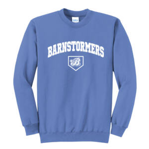 Barnstormers BB Unisex Core Fleece Crewneck Sweatshirt – CarolinaBlue