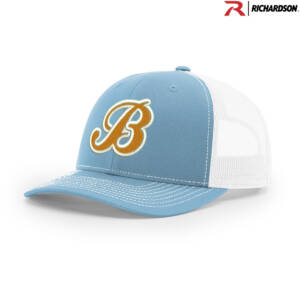 Barnstormers BB Richardson Pro Crown Mesh Back Adjustable back cap – SPLColumbiaBlueWhite