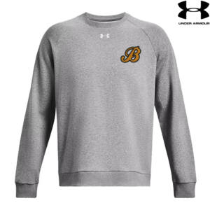 Barnstormers BB Under Armour UA Rival Fleece Crewneck Sweatshirt – Castlerock (S, XL, 2x, 3x)