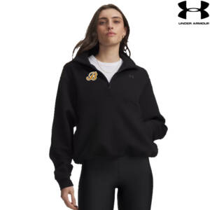 Barnstormers BB Under Armour Unstoppable Fleece women’s 1/2 zip Ultimate BLack