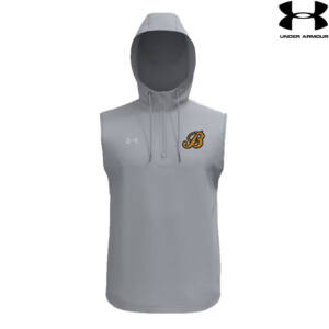 Barnstormers BB Under Armour UA MOTIVATE PIN sleeveless hoodie Mod grey