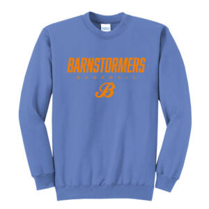 Barnstormers BB Unisex Core Fleece Crewneck Sweatshirt – CarolinaBlue