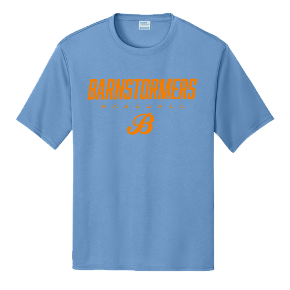Barnstormers BB Men Essential Performance Tee - CarolinaBlue