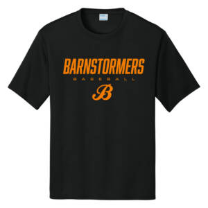 Barnstormers BB Men Essential Performance Tee – JetBlack