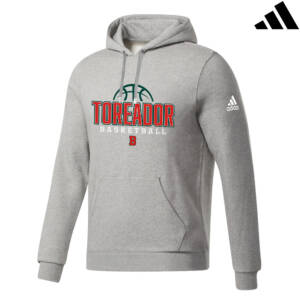 Boone Toreador BB Adidas Fleece Hooded Sweatshirt MedGrey Heather