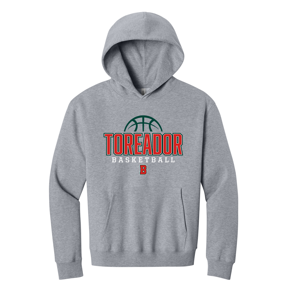 Boone Toreador BB BELLA CANVAS Unisex 10 Ounce Heavyweight Pullover Hoodie - AthleticHeather