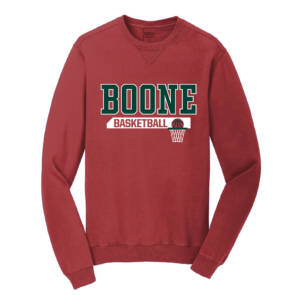 Boone Toreador BB Unisex Beach Wash Garment Dyed Crewneck Sweatshirt-Red Rock