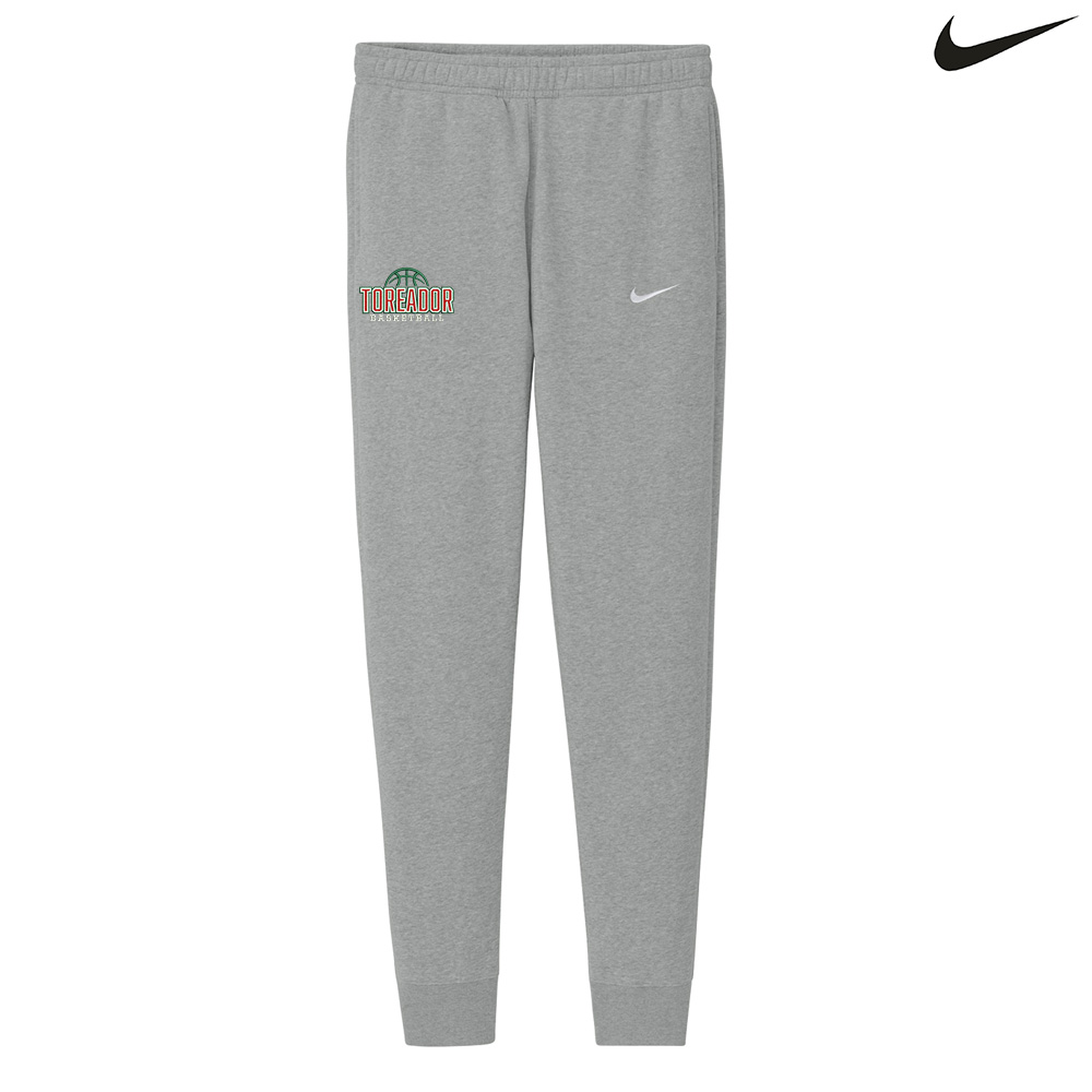 Boone Toreador BB Nike Club Fleece Jogger Men- Dark Grey Heather