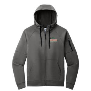 Boone Toreador BB Nike Therma FIT Men Pocket Full Zip Fleece Hoodie – Anthracite