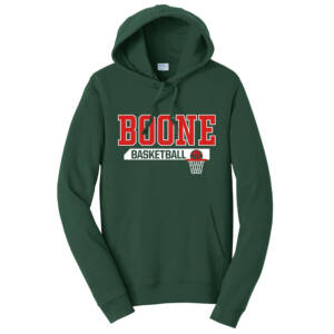 Boone Toreador BB Unisex Fan Favorite Fleece Pullover Hooded Sweatshirt-Forest Green
