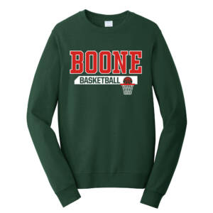 Boone Toreador BB Unisex Fan Favorite Crew Sweatshirt-Forest Green