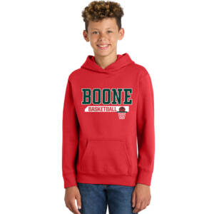 Boone Toreador BB Youth Fan Favorite Hooded Sweatshirt-Bright Red