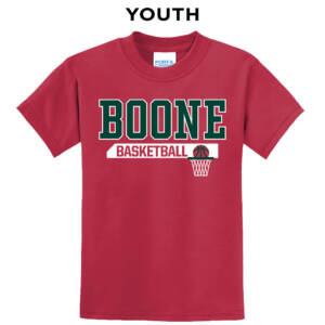 Boone Toreador BB Youth Short Sleeve T Shirt – RED
