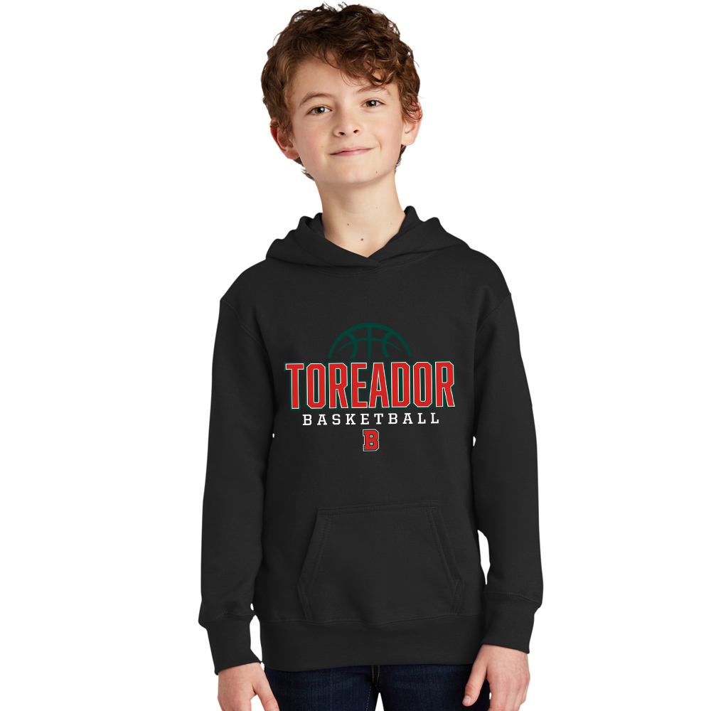 Boone Toreador BB Youth Fan Favorite Hooded Sweatshirt-Black