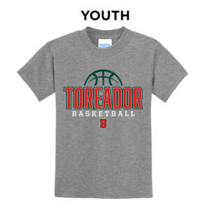 Boone Toreador BB Youth Short Sleeve Tee -Athletic heather