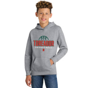 Boone Toreador BB Youth Fan Favorite Hooded Sweatshirt-Athletic Heather