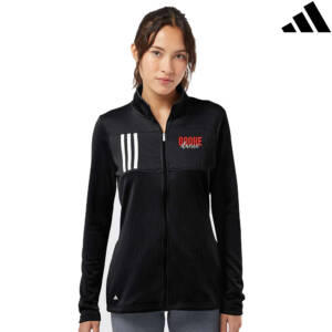 Toreadors Dance Adidas Women’s 3-Stripes Double Knit Full-Zip Jacket – Black