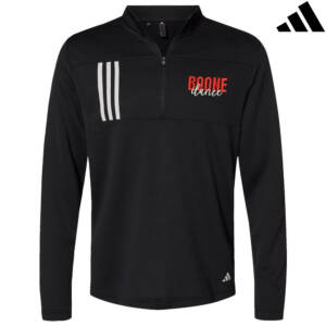 Toreadors Dance Adidas 3-Stripes Double Knit 1/4 zip pullover Men-Black