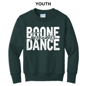Toreadors Dance  Youth Crewneck Sweatshirt -Dark Green