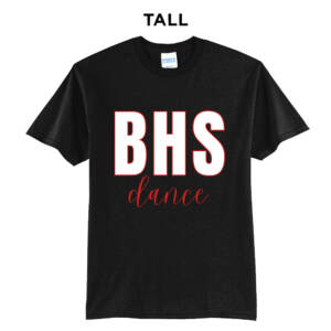 Toreadors Dance Tall Core Blend short Sleeve T Shirt – Black