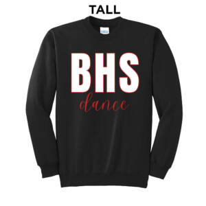 Toreadors Dance  TALL Ultimate Crewneck Sweatshirts – Black